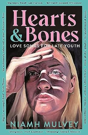Hearts & Bones book cover by Niamh Mulvey, contemporary Irish short story collection
