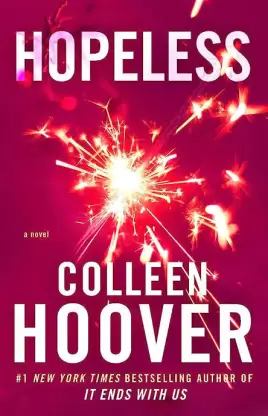 Hopeless book cover by Colleen Hoover, New Adult emotional romance and secret past novel