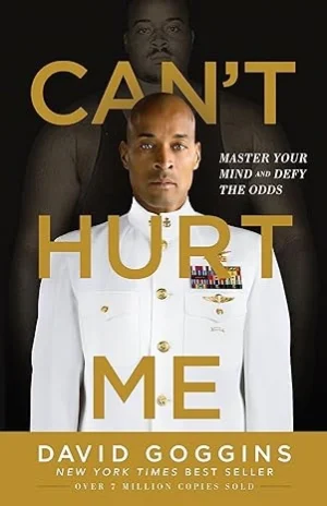 Can't Hurt Me book cover by David Goggins, self-help, mental toughness, and discipline memoir