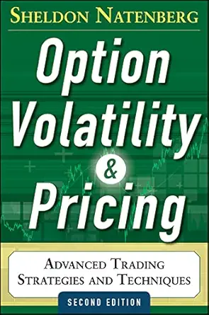 Option Volatility and Pricing book cover by Sheldon Natenberg, advanced options trading textbook
