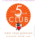 The 5 AM Club book cover by Robin Sharma, self-help book on morning routine and success formula