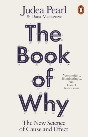 The Book of Why book cover by Judea Pearl, popular science and causality book