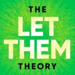 The Let Them Theory book cover showing a serene person with release symbol, like birds flying away from open hands.