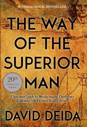 The Way of the Superior Man book cover by David Deida featuring bold, masculine design with stark typography.